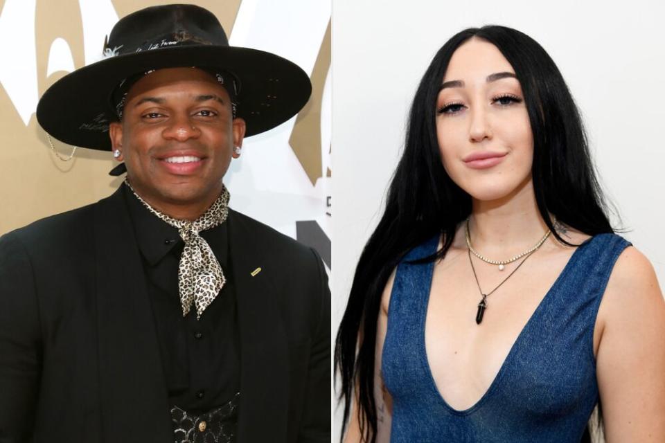 Jimmie Allen and Noah Cyrus | Taylor Hill/Getty; Frazer Harrison/Getty