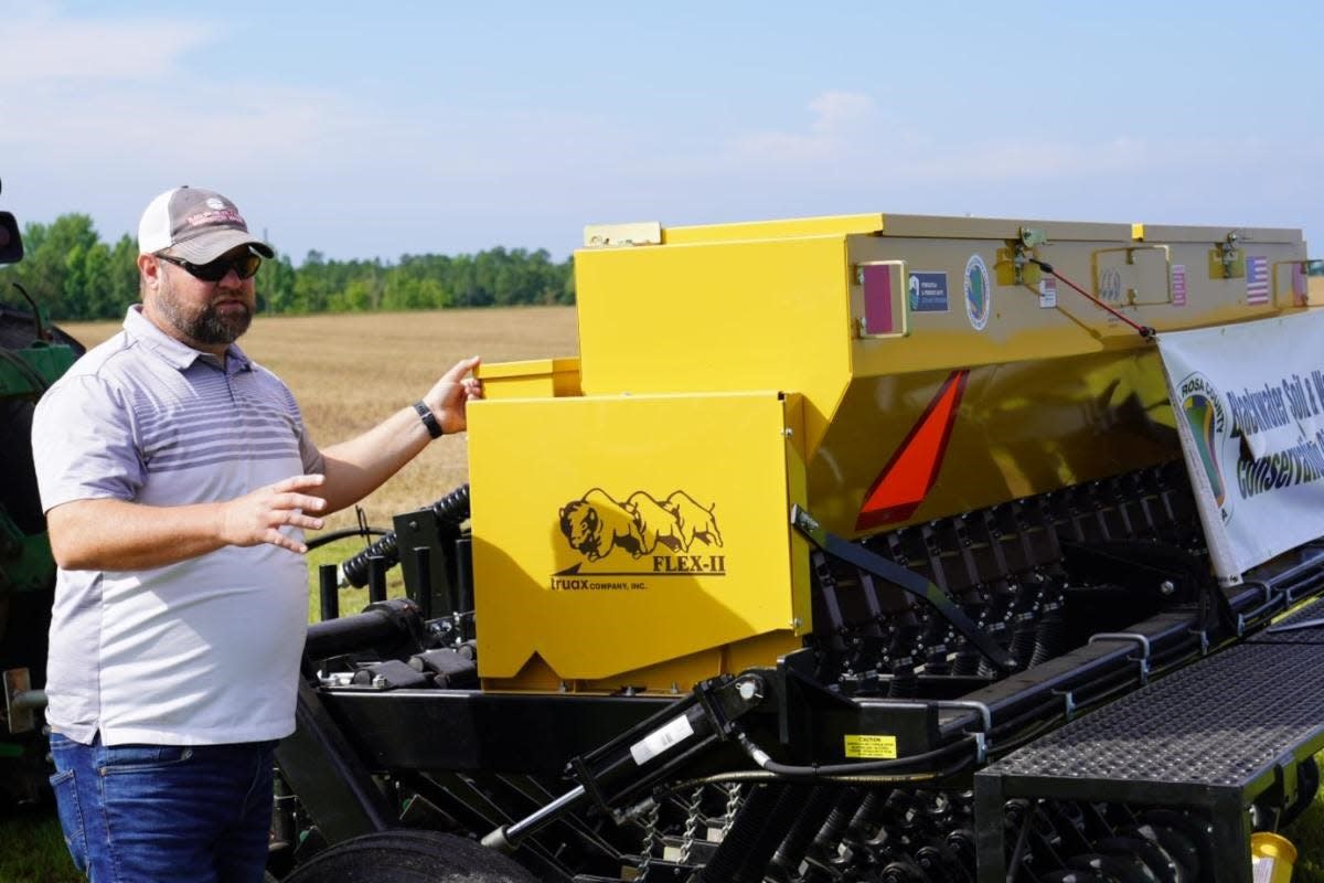 An image from the Estuary Program’s 2022-2023 award project, the No-Till Seed Drill rental program with the Blackwater Soil and Water Conservation District. The deadline to apply for the 2023-2024 Community Grant Program is approaching.