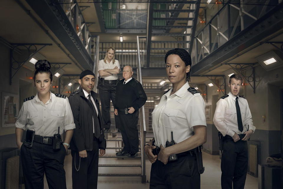 Leigh and her prison officers