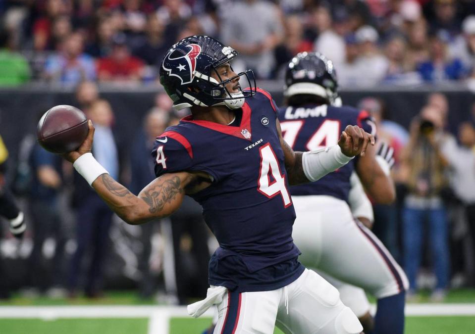 Deshaun Watson led the Houston Texans to the playoffs this season.