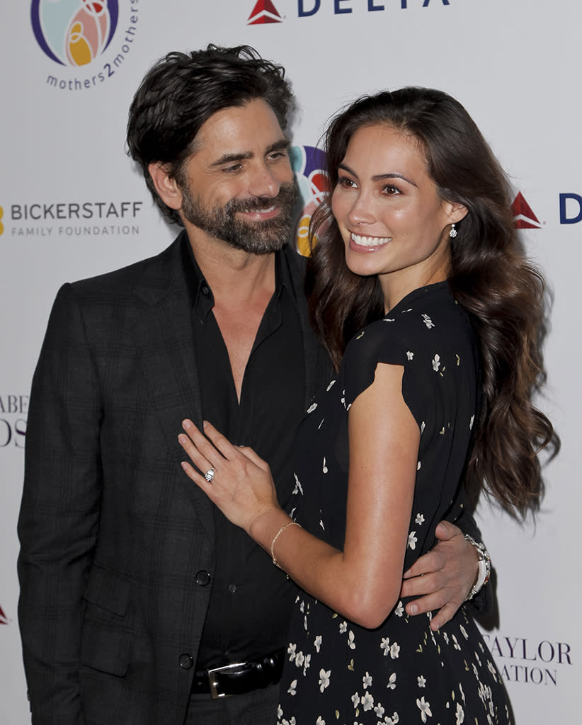 John Stamos and Caitlin McHugh