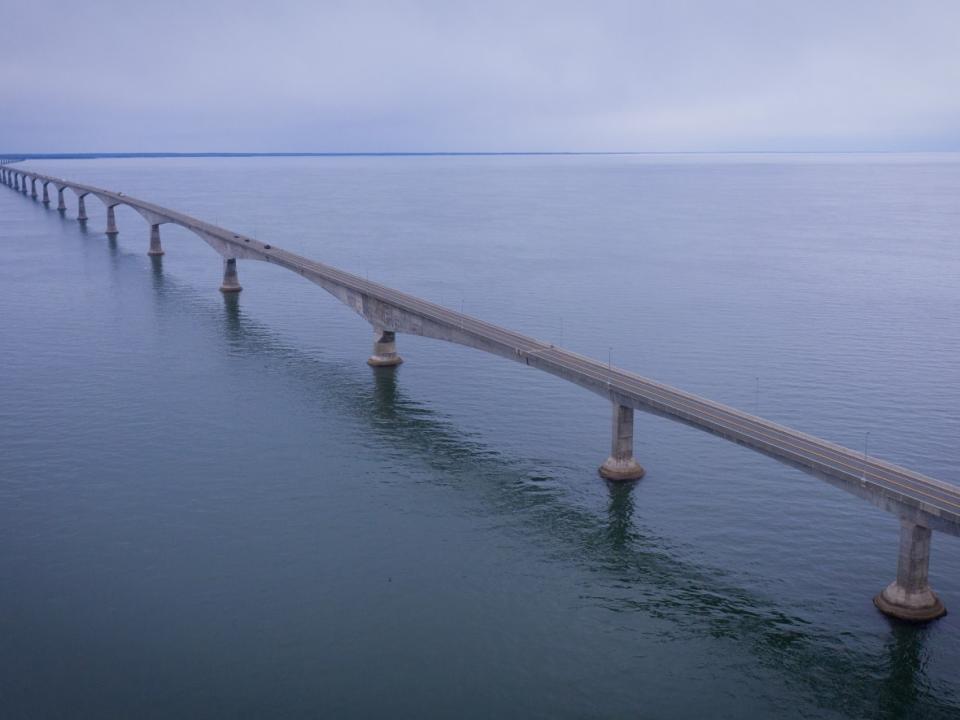 Maintenance on the Confederation Bridge is scheduled to continue until June 16. (Shane Hennessey/CBC - image credit)