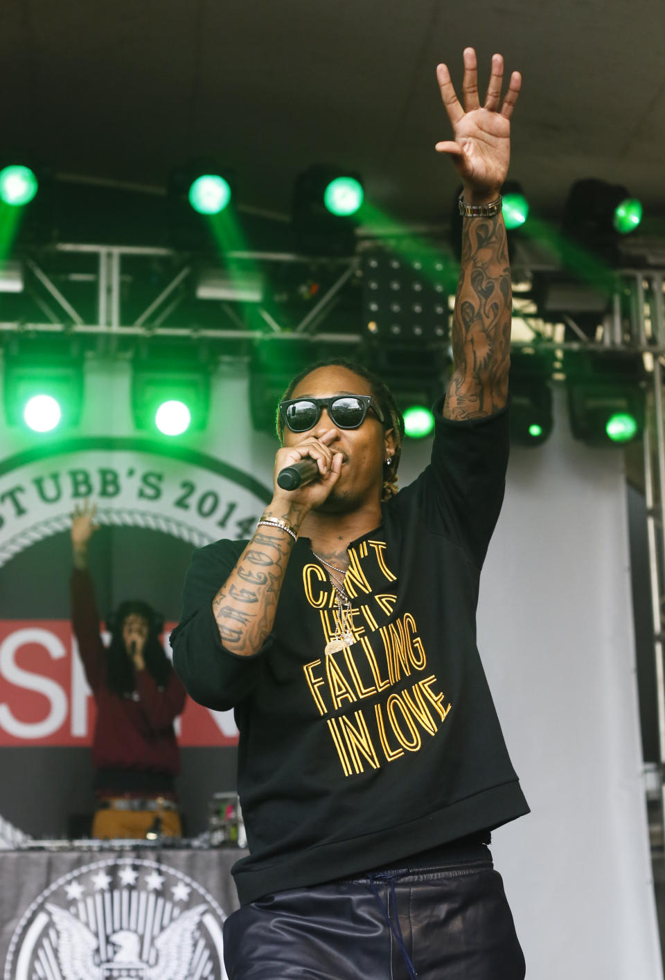 Future performs during the SXSW Music Festival Friday March 14, 2014, in Austin, Texas. (Photo by Jack Plunkett/Invision/AP)