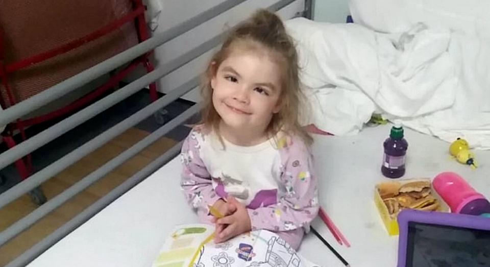 Lola was first diagnosed with epilepsy when she was four months old (SWNS)