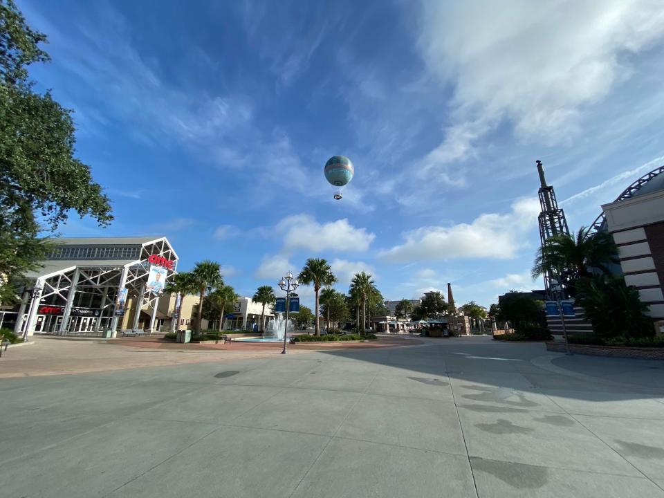 A view of Disney Springs in August 2021.