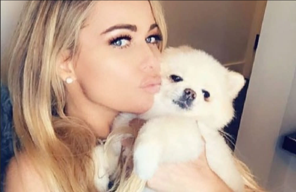 Carmen Electra's dog has died (c) Instagram/CarmenElectra credit:Bang Showbiz