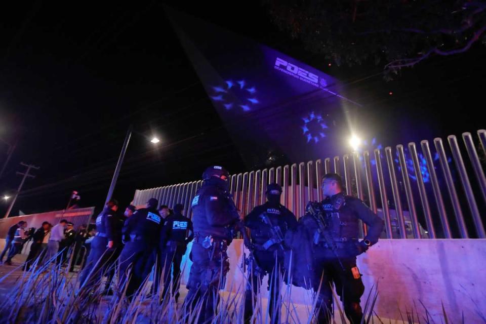 Elementos de la Secretaría de Seguridad Ciudadana y Policía Estatal de Querétaro. Foto: Cuartoscuro