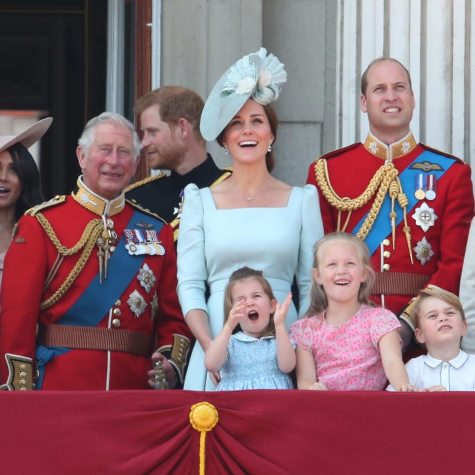 Prince George, Princess Charlotte, and their cousin Savannah Phillips clearly enjoyed the annual show of pomp and circumstance.