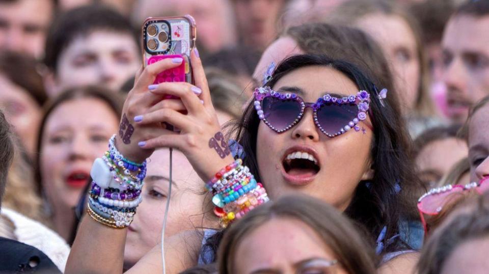 Fans de Swift en Escocia. 