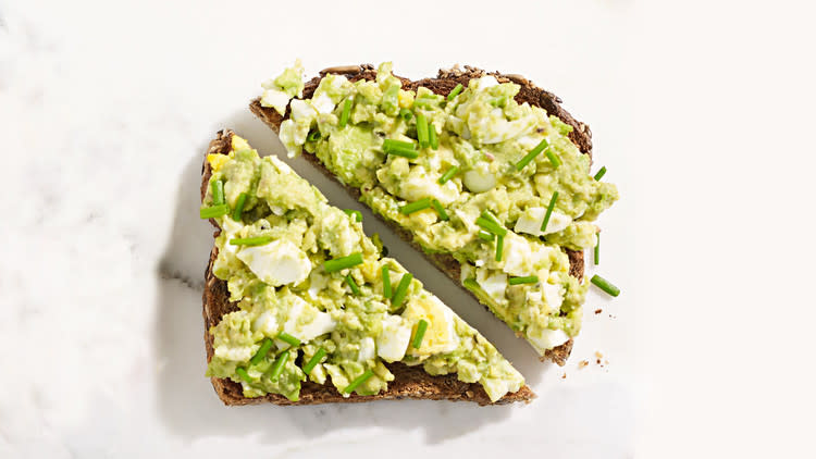 Mashed-Avocado and Egg Toast