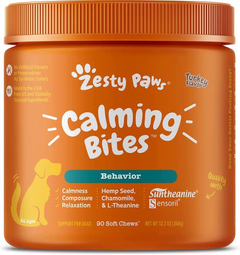 dog calming treat, dog calming products