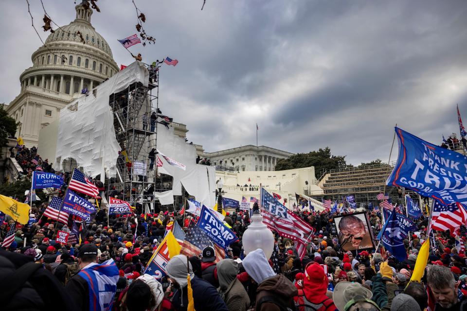 Capitol Riot Trump Signs