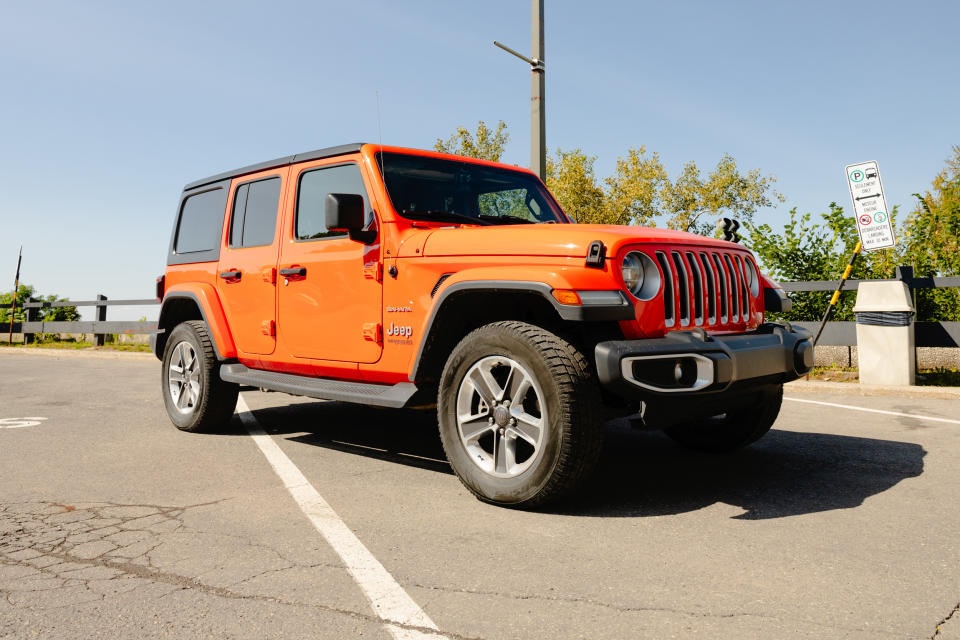 Jeep Wrangler in Montreal on Turo, listed by the Jonas Brothers (Turo)