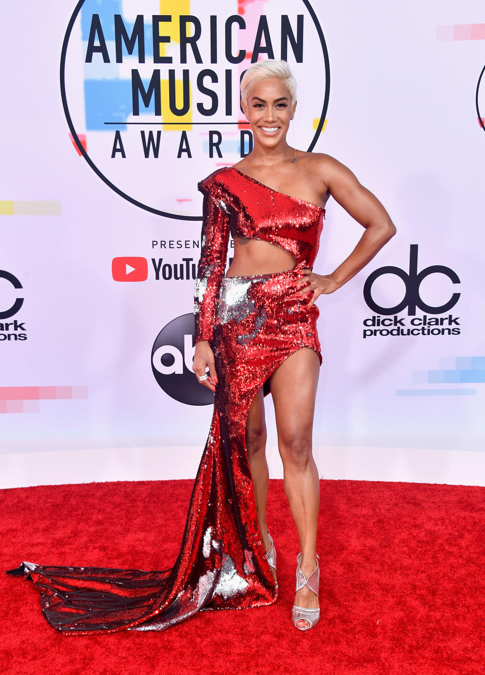 <p>Making a red hot statement. <br>Source: Getty </p>