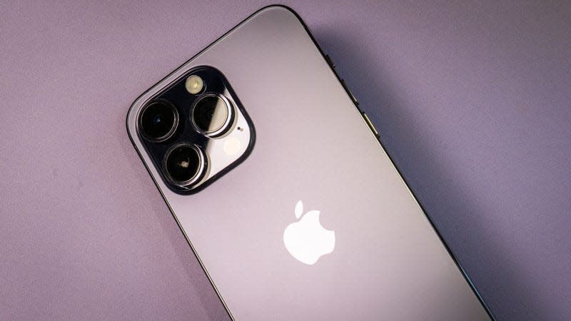 A photo of the iPhone 14 Pro Max 