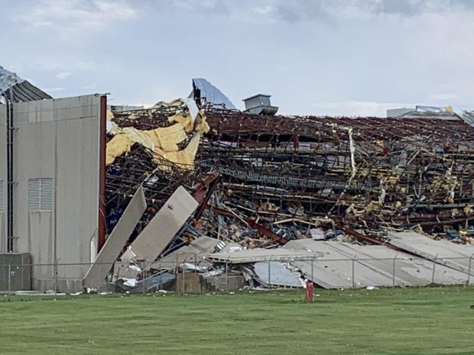 Miami County Meijer Distribution Center Storm Damage