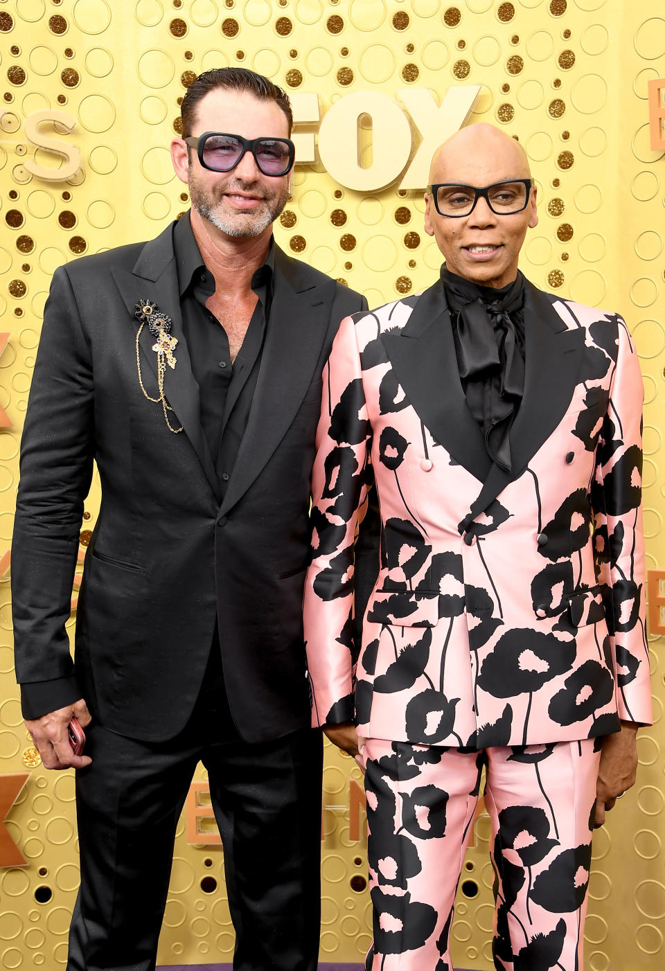 Georges LeBar and RuPaul on the red carpet