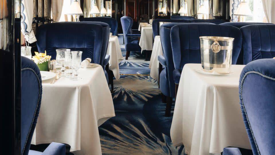 The train journey will feature fine dining from a Michelin-starred chef. - Courtesy Belmond