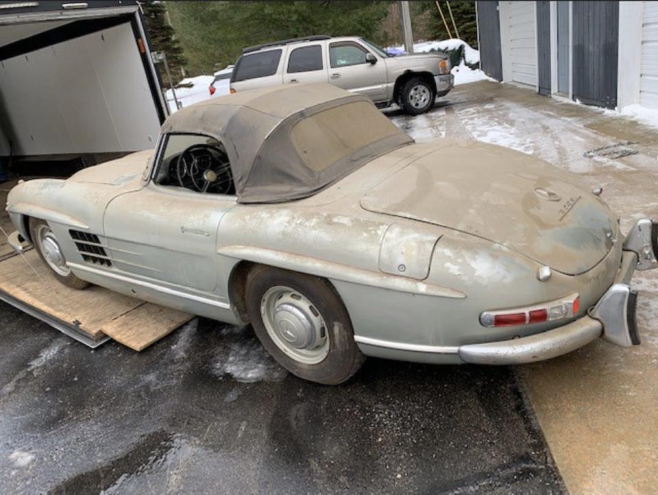 Mercedes 300SL Roadster barn find