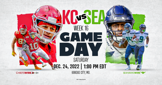 Chiefs vs. Seahawks Week 16: How to watch, listen and stream online