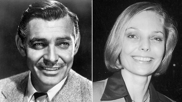 Clark Gable and Judy Lewis.