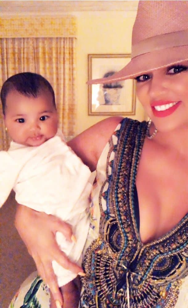 Khloé Kardashian and daughter True