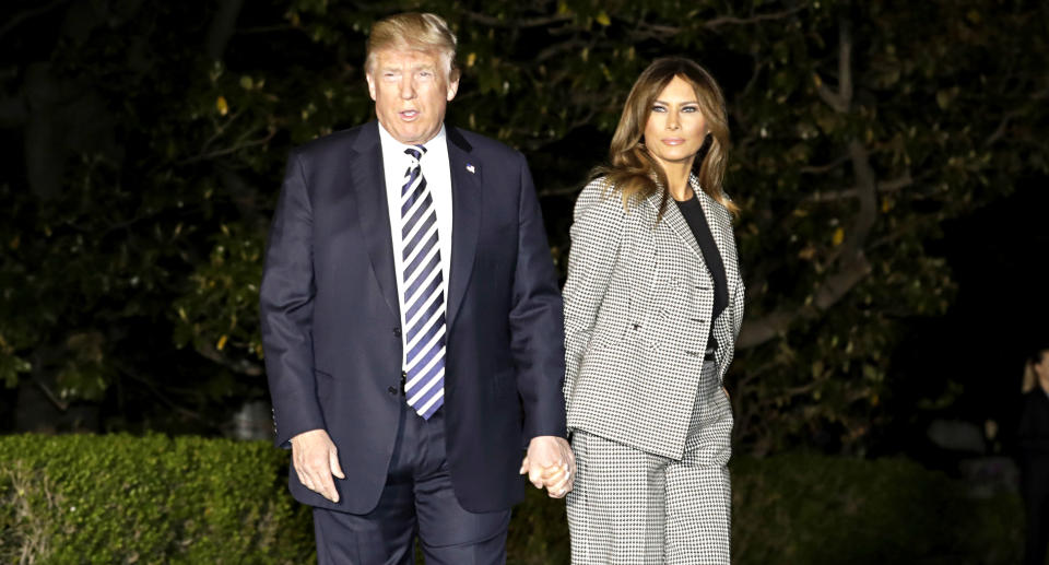 First lady Melania Trump’s last public appearance was on May 10, 2018. (Photo: Getty Images)