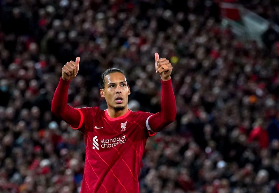 Liverpool defender Virgil Van Dijk was back to his best after an injury-ruined campaign in 2020-21 (Peter Byrne/PA) (PA Wire)