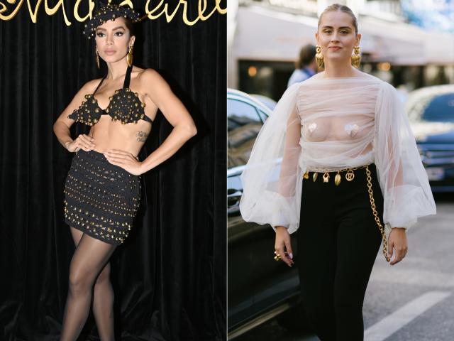 Daring Looks Celebrities Wore at Paris Fashion Week This Year