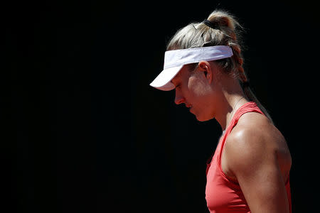 Tennis - French Open - Roland Garros - Paris - 26/05/2017 - Angelique Kerber of Germany attends a training session. REUTERS/Benoit Tessier