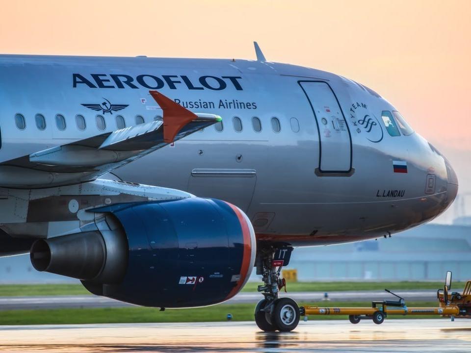 Aeroflot aircraft.