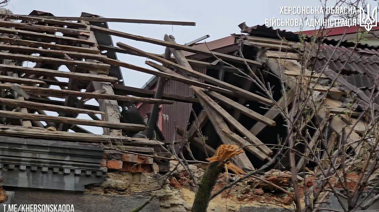 Aftermath of Russian attacks. Photo: Oleksandr Prokudin on Telegram