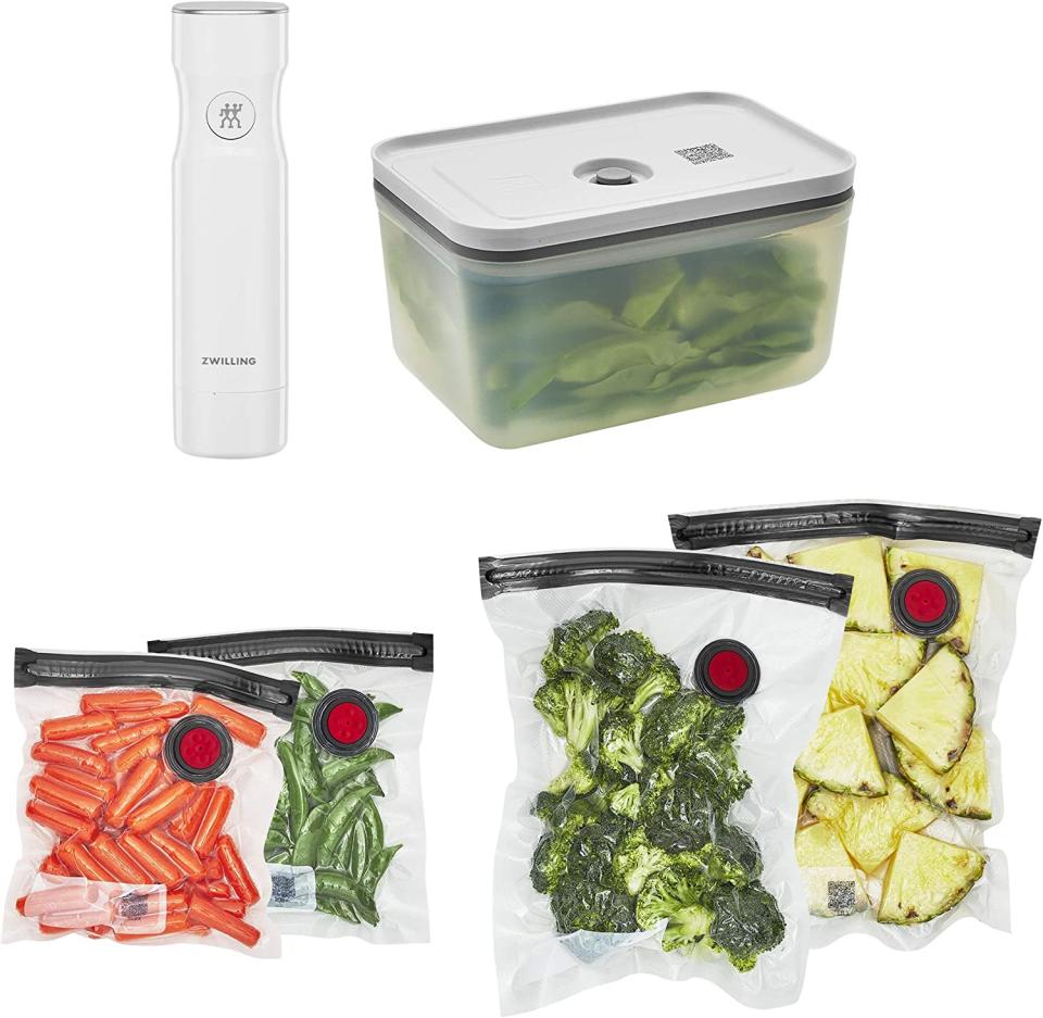 Zwilling Fresh & Save Vacuum Sealing Machine Starter Set. Image via Amazon.