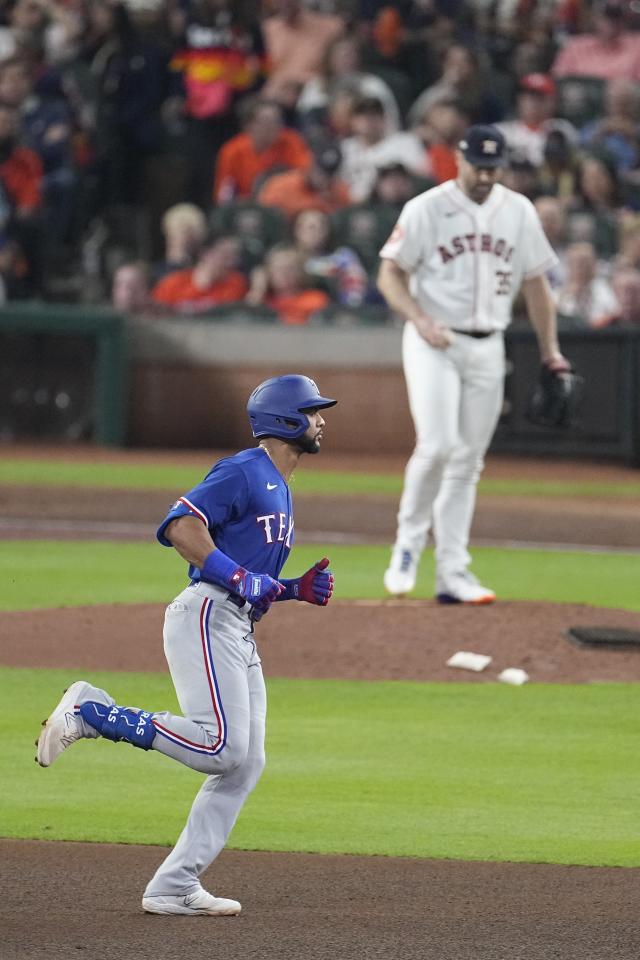 MLB  Montgomery shuts out Astros, Taveras homers as Rangers get 2