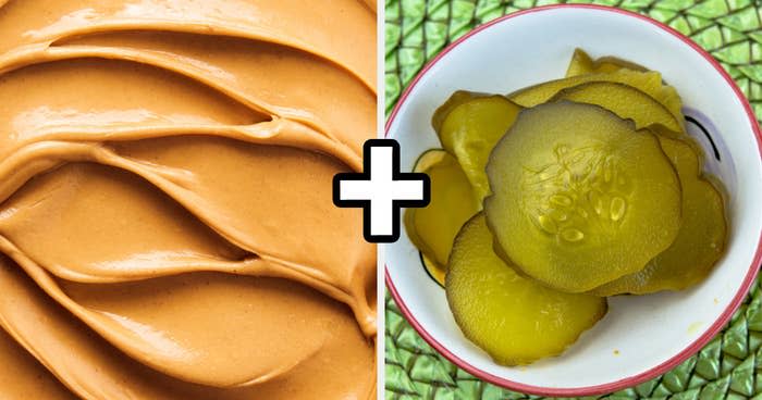 peanut butter and pickles