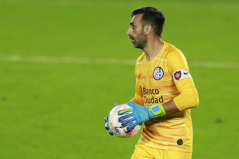 Sebastián Torrico, titular en San Lorenzo, que se juega su futuro internacional en esta temporada.