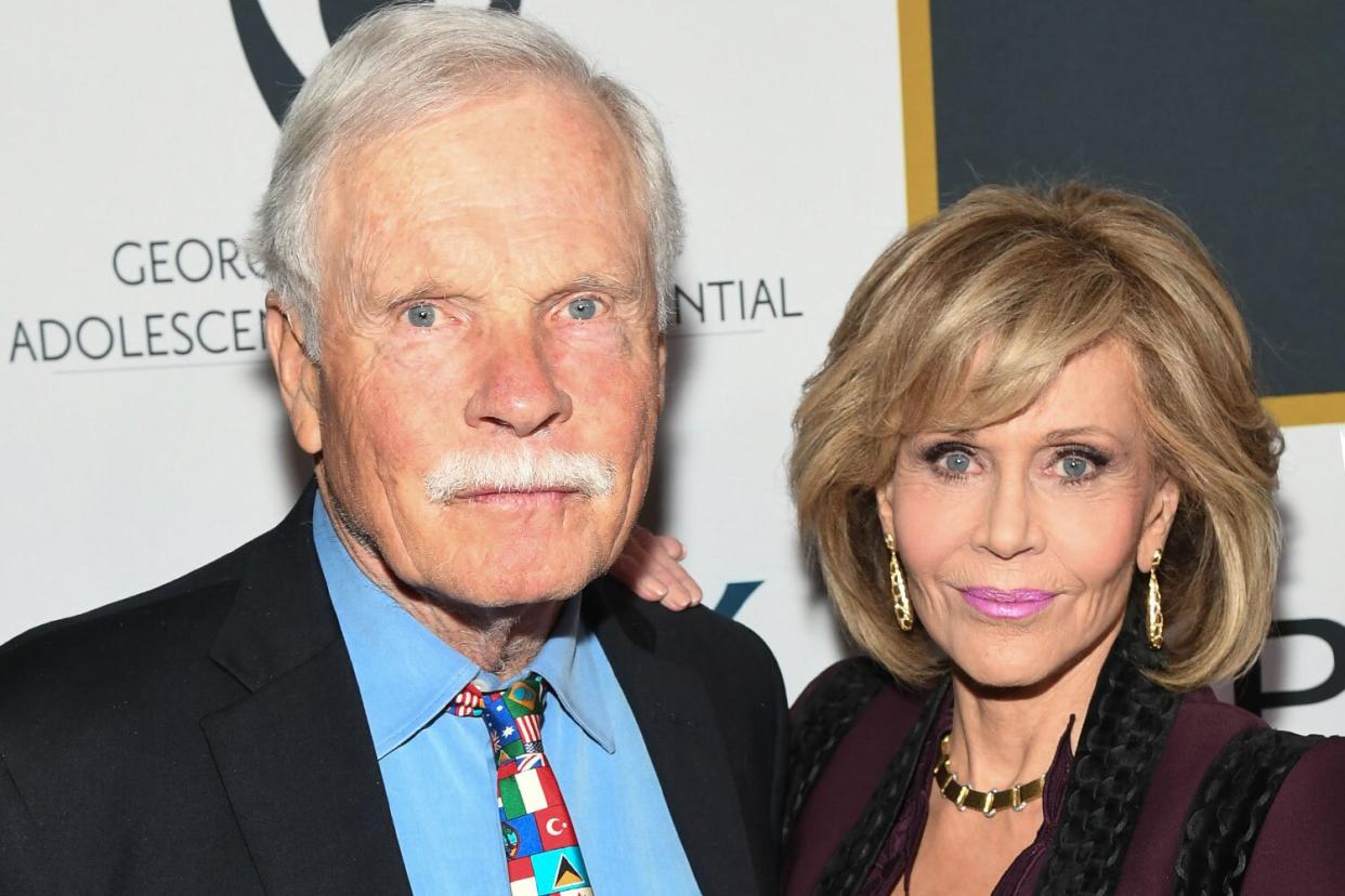 ATLANTA, GA - DECEMBER 09: Ted Turner and Jane Fonda attend GCAPP 'Eight Decades of Jane' in celebration of Jane Fonda's 80th birthday at The Whitley on December 9, 2017 in Atlanta, Georgia. (Photo by Paras Griffin/WireImage)
