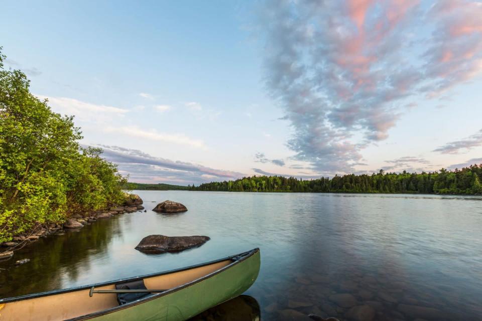 <p><strong>Norman Vanamee, </strong><em>Articles Director:</em> The Saint Croix River, which is the border between Maine and New Brunswick, for a five-night canoe trip. </p>