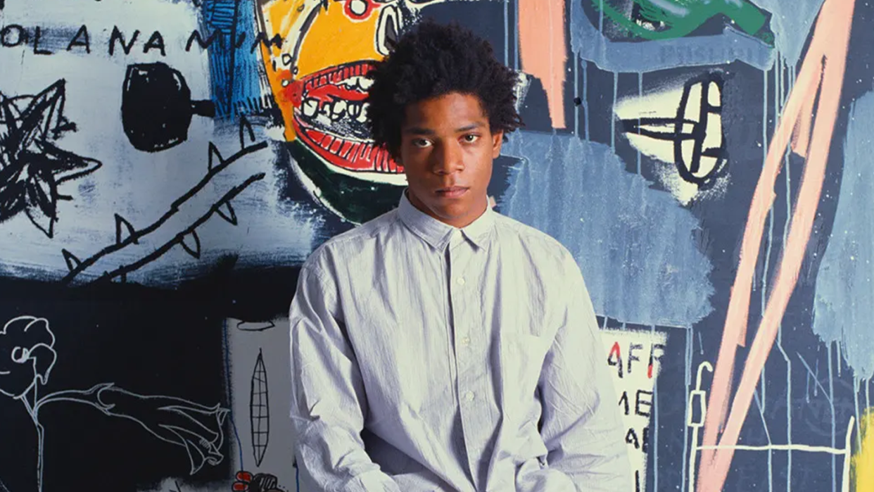 Jean-Michel Basquiat in the 1980s. (Photo: Brad Branson)