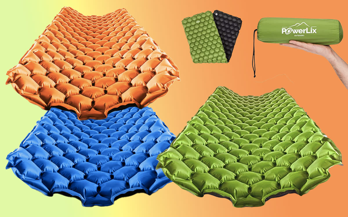 The insulated Powerlix sleeping mat is made special with body mapping technology. (Photo: Amazon)