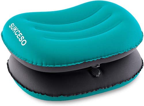 SUKCESO 2-Pack Inflatable Camping Pillow