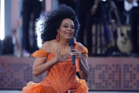 Diana Ross performs during "Live From Detroit: The Concert at Michigan Central" on Thursday, June 6, 2024, in Detroit. (AP Photo/Carlos Osorio)