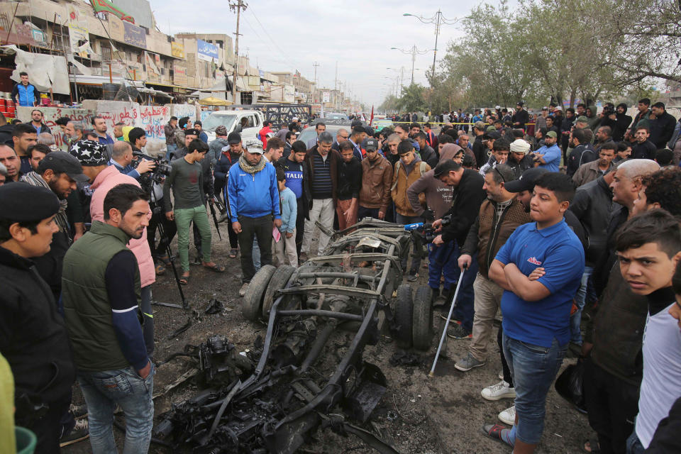 Deadly car bombing in Baghdad’s Sadr City district, Iraq