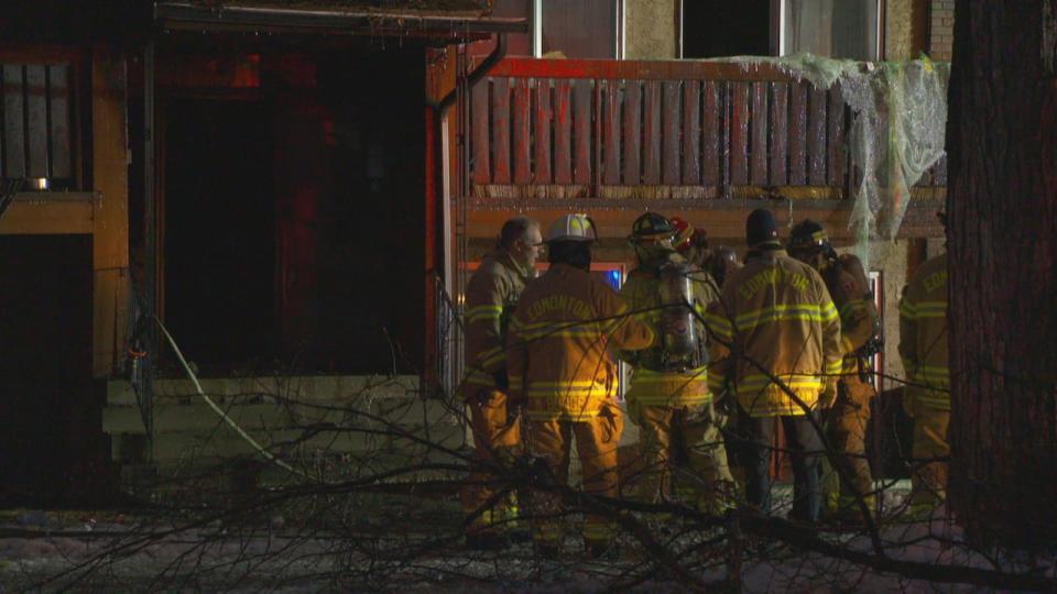 Firefighters were called in at 12:46 a.m. Friday to a structure fire on 107 Street and 79 Avenue in south Edmonton.