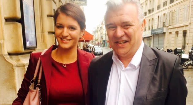 Le père de Marlène Schiappa rejoint la campagne de Mélenchon (Marlène Schiappa et son père Jean-Marc. Photo twitter) (Photo: M. Schiappa / Twitter)