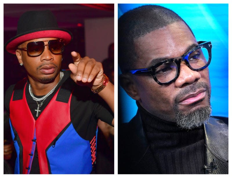 Plies (L), Kirk Franklin (R)