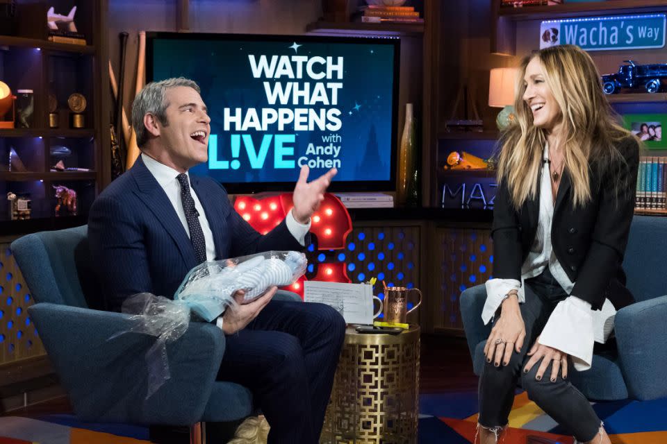 SJP appeared on Watch What Happens Live with Andy Cohen. Source: Getty