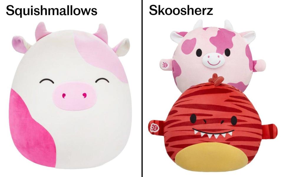 The maker of Squishmallows claims rival Skoosherz is trying to capitalise on the toy's global success