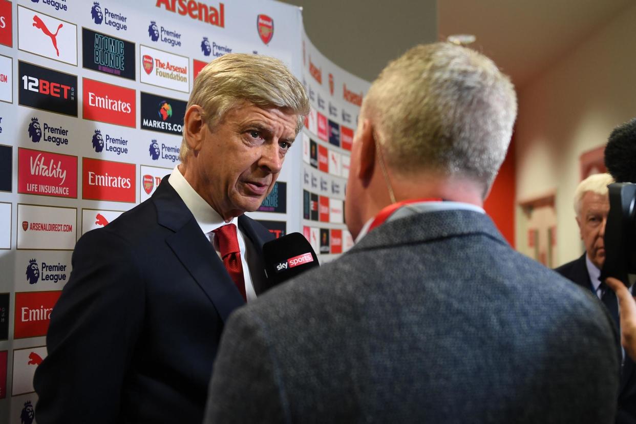 Unmanageable | Wenger says Arsenal's squad is too large: Arsenal FC via Getty Images