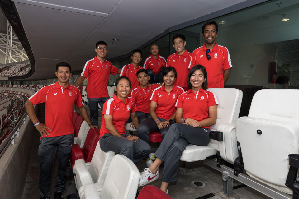 Singapore's cycling squad heading for the 2023 SEA Games. (PHOTO: Dean Koh/Singapore Cycling Federation)